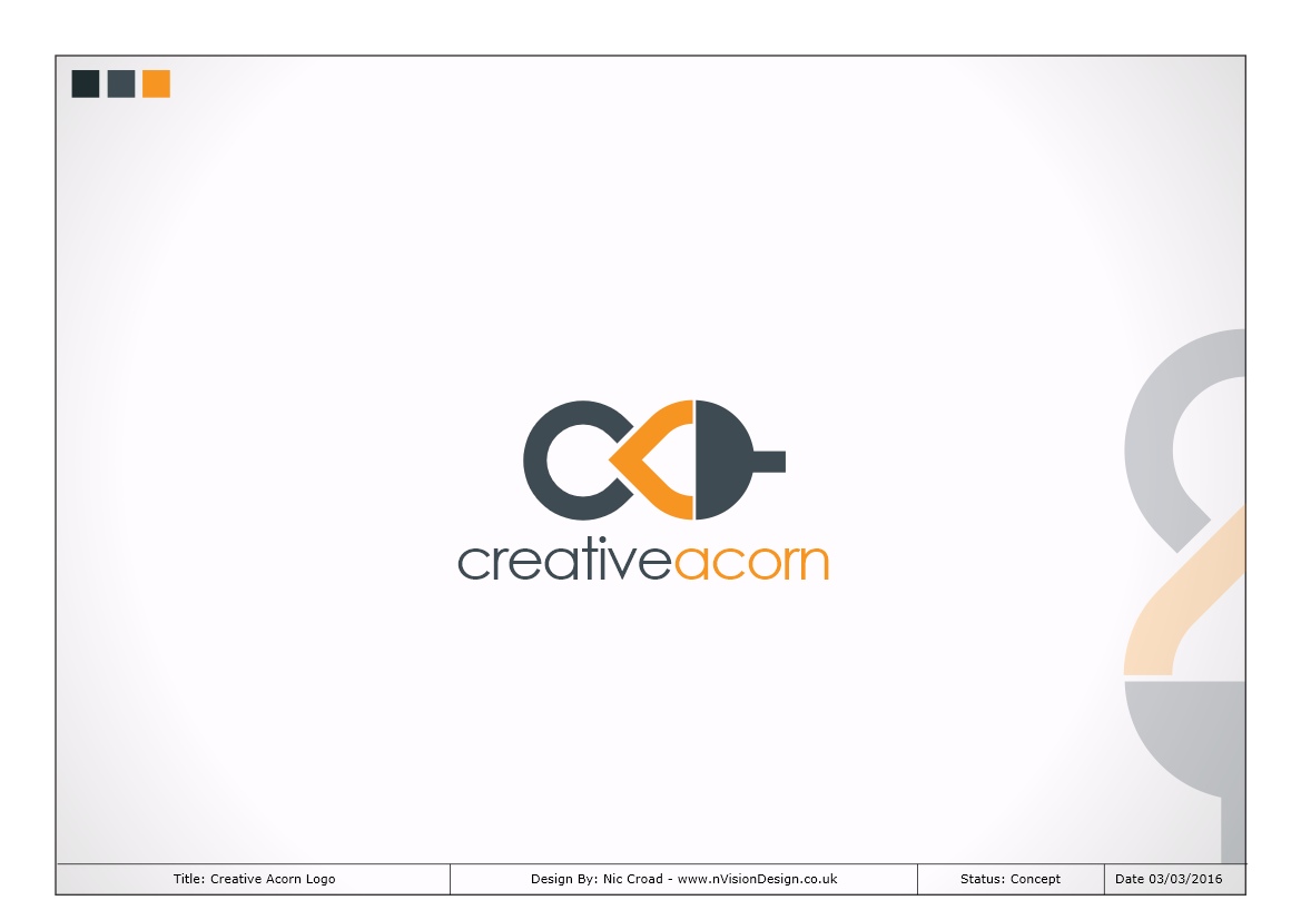 Logo Design by nvisiondesign.co.uk for Creative Acorn | Design #10127972