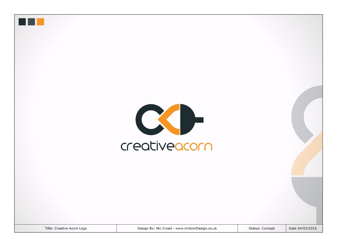 Logo Design by nvisiondesign.co.uk for Creative Acorn | Design #10146247