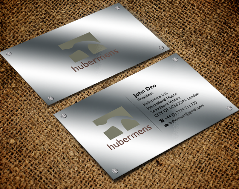Visitenkarten-Design von Brand aid für Hubermens ltd | Design #10144905