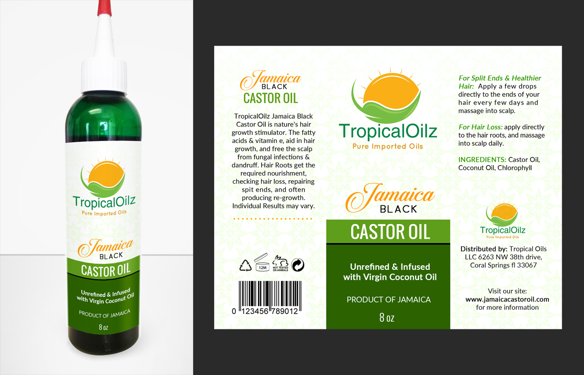 Packaging Design by MDesigns ™ for tropical oils llc | Design #10162084