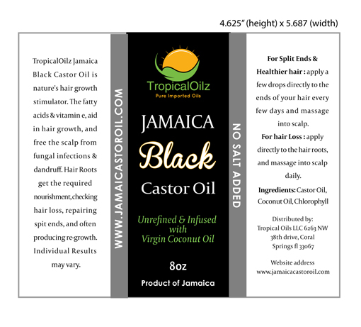 Packaging Design by ERICK ANDRE VOORNEMAN for tropical oils llc | Design #10169085