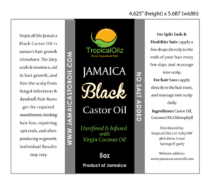 Packaging Design by ERICK ANDRE VOORNEMAN for tropical oils llc | Design #10169085