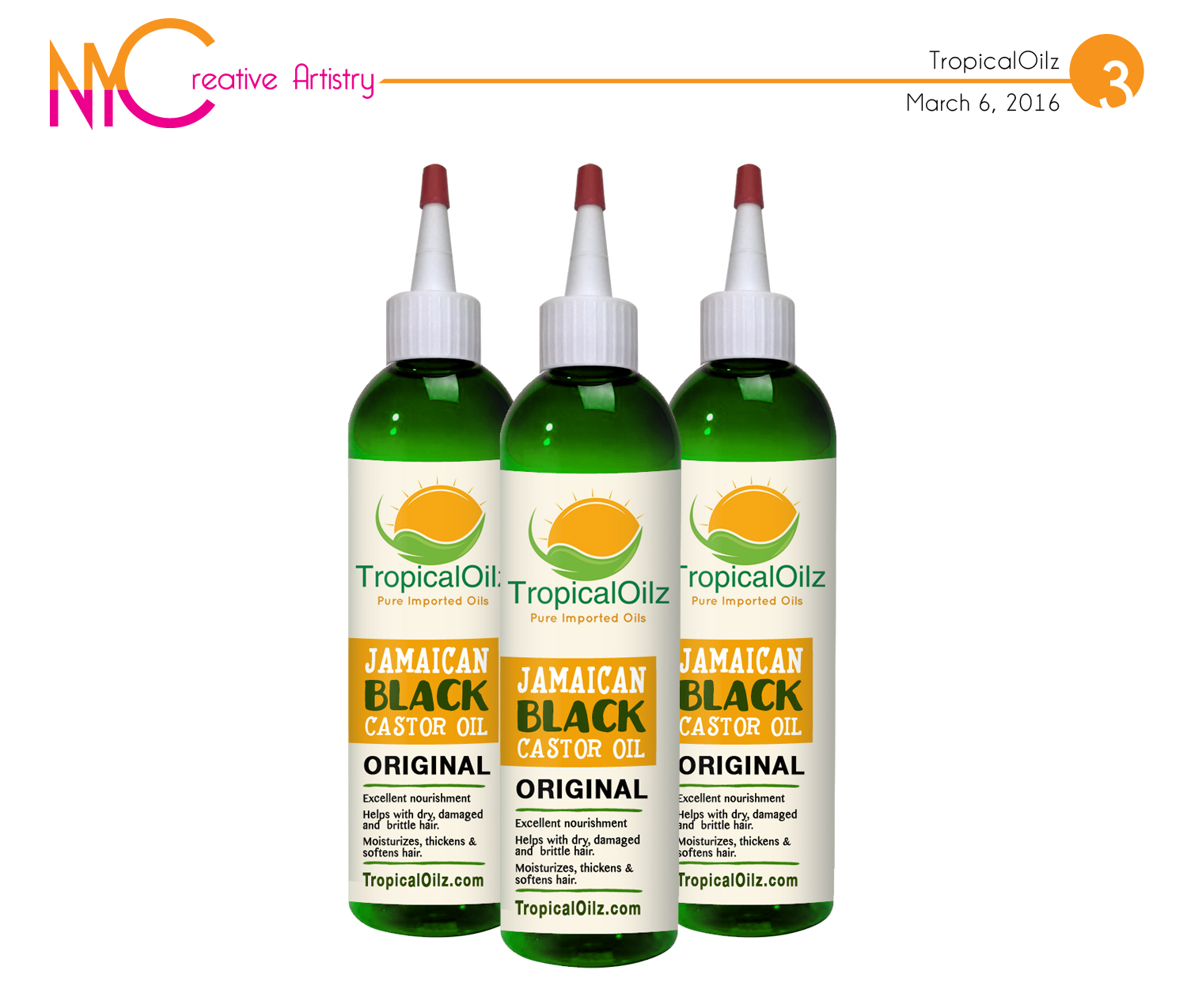 Packaging Design by cnyshona for tropical oils llc | Design #10192641