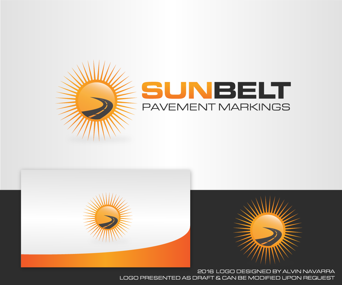 Logo Design by alvinnavarra for Sunbelt Pavement Markings | Design #11174624