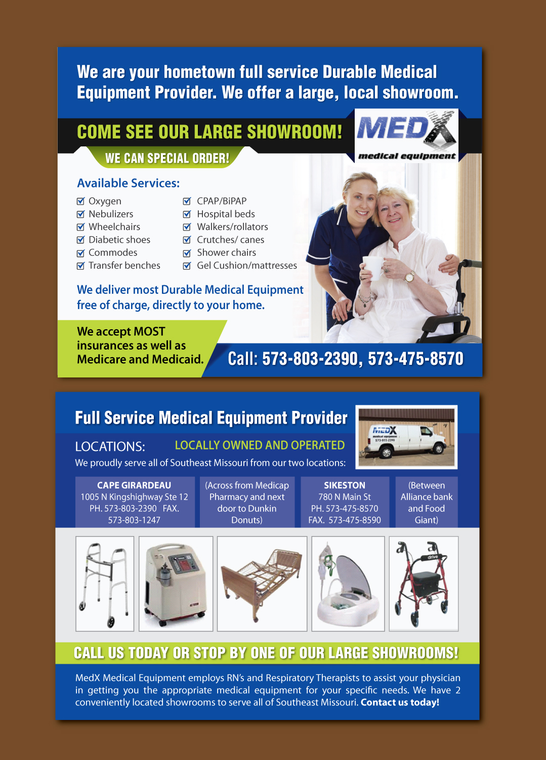Postkarten-Design von meet007 für MedX Medical Equipment | Design #10159906