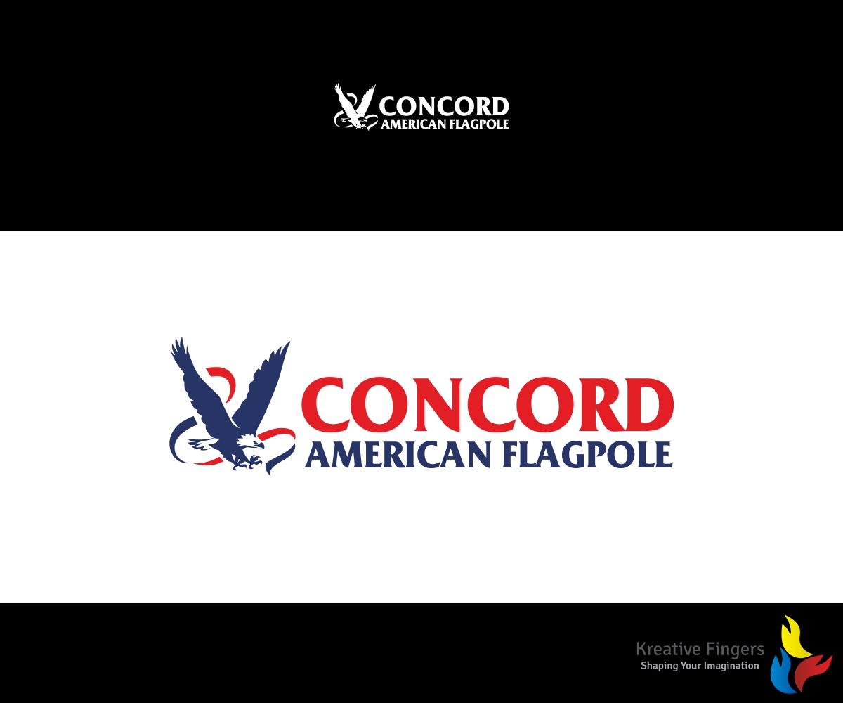 Traditional, Masculine, It Company Logo Design for Concord American Flagpole  by Kreative Fingers | Design #10129782