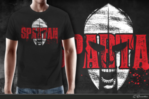 Spartan Warrior T shirt for weightlifting/fitness team.  | T-Shirt-Design von gekgrfx