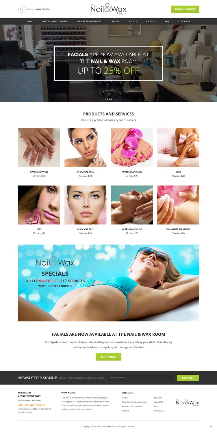 Web Design by pb for WAXED Houston LLC  | Design #10125828