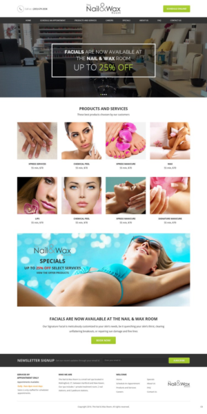 Web Design by pb for WAXED Houston LLC  | Design: #10125828