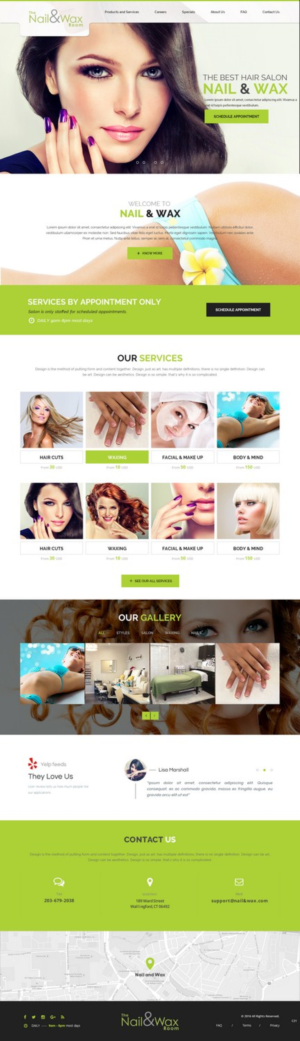 Web Design by pb for WAXED Houston LLC  | Design: #10129366