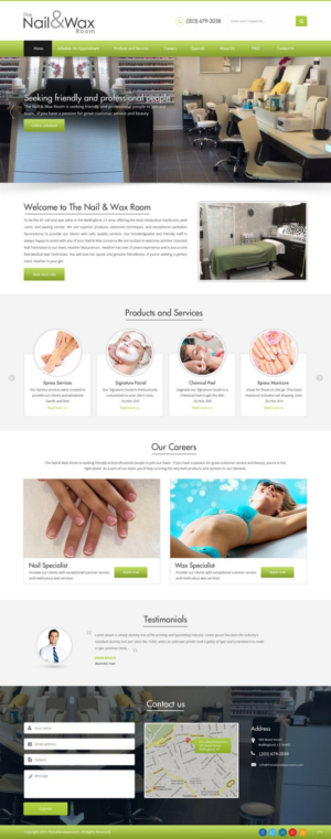 Web Design by pb for WAXED Houston LLC  | Design: #10160267