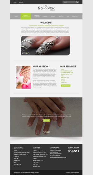 Web Design by primarydesigner2k9 for WAXED Houston LLC  | Design #10177213