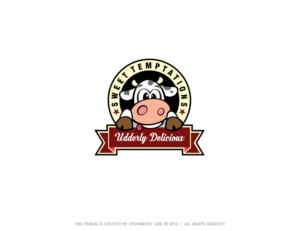 Logo Design by Strawberry Girl for Sweet Temptations LLC | Design: #10224503