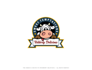 Logo Design by Strawberry Girl for Sweet Temptations LLC | Design: #10234070