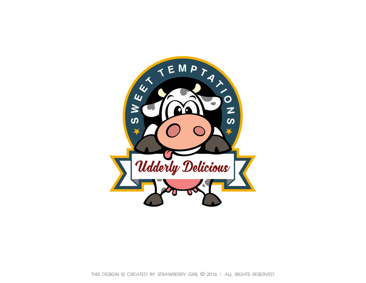 Logo Design by Strawberry Girl for Sweet Temptations LLC | Design #10244513