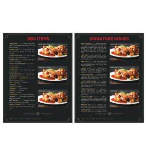 Design de Menu par jazz02 pour Hoban Korean BBQ, LLC. | Design : #10133766