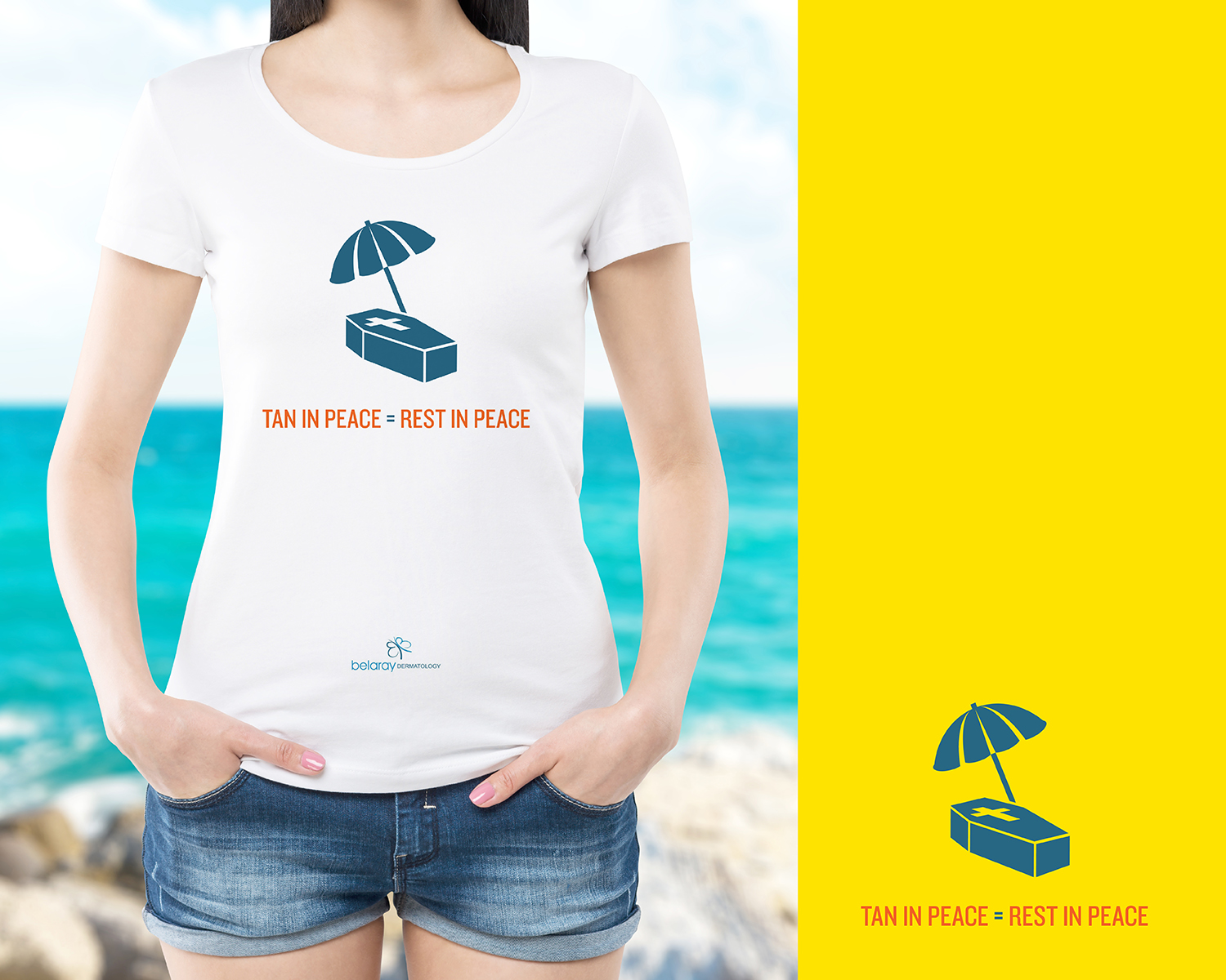 T-shirt Design by RoundYellow for Belaray Dermatology | Design #10293912