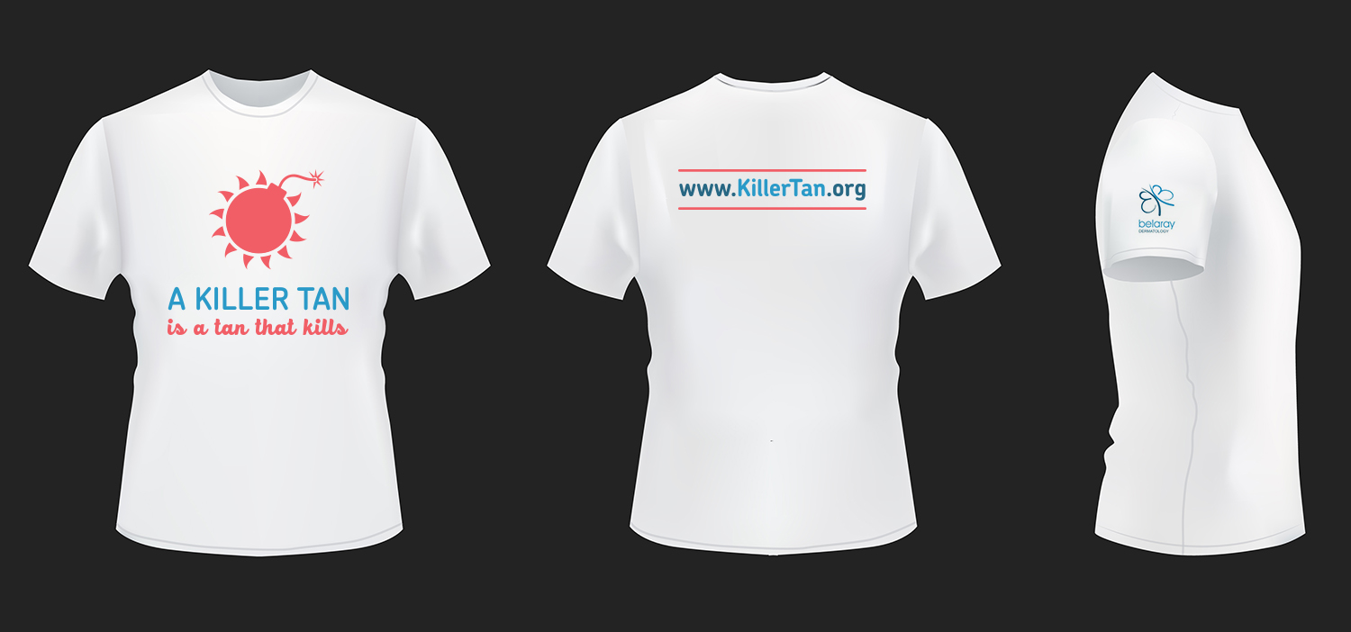 T-shirt Design by RoundYellow for Belaray Dermatology | Design #10306156