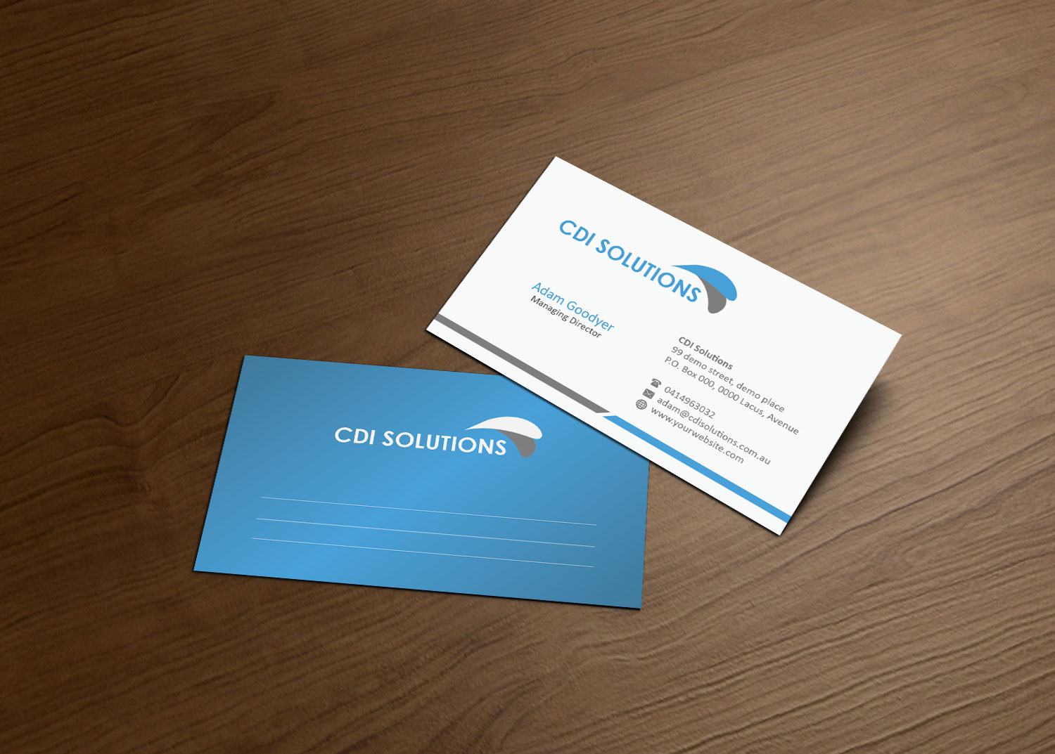 Business Card Design by shaikhdesign for CDI Solutions | Design #10161960