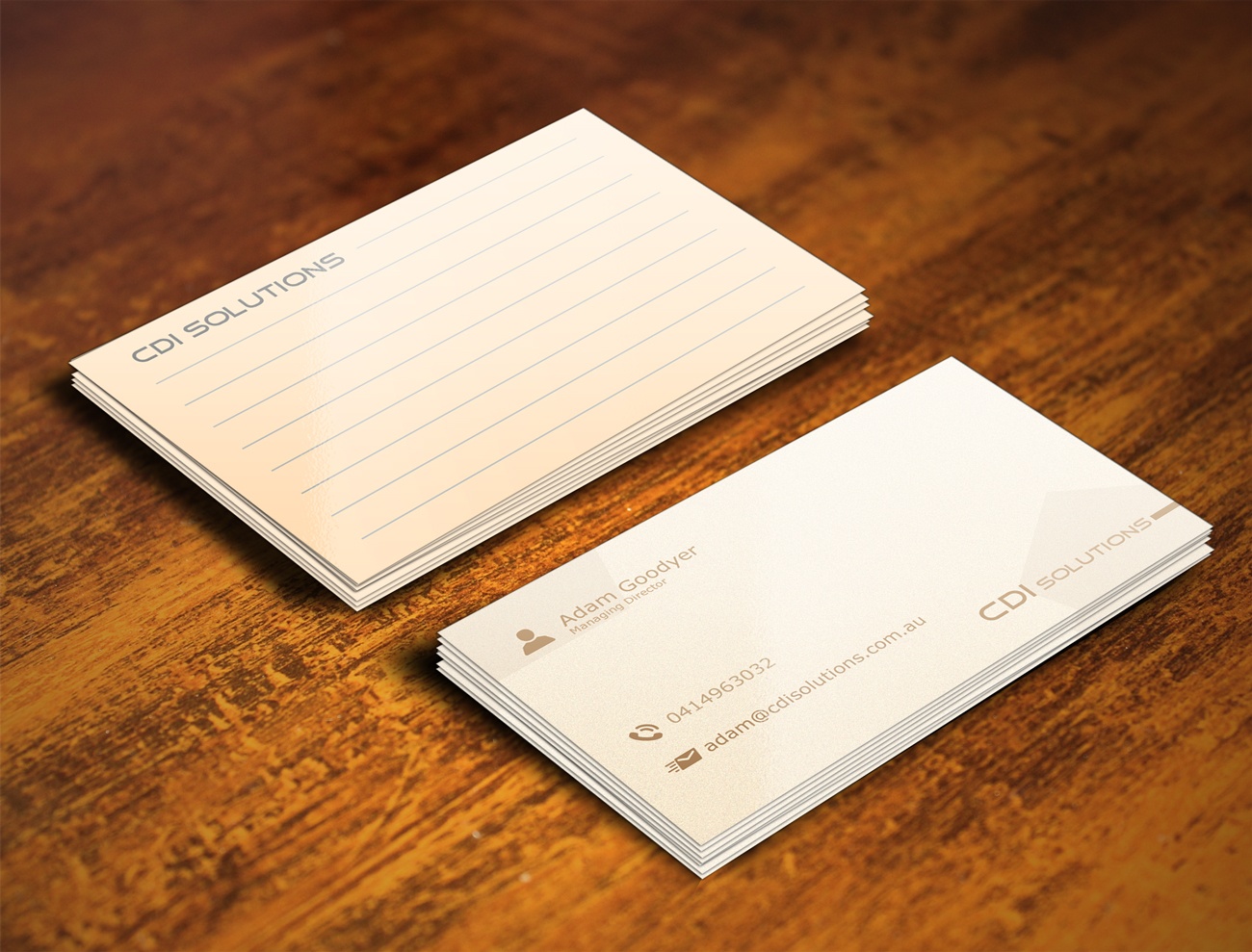 Visitenkarten-Design von Pram Shaw für CDI Solutions | Design #10127597