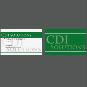 Business Card Design by Tere G artwork for CDI Solutions | Design: #10154812