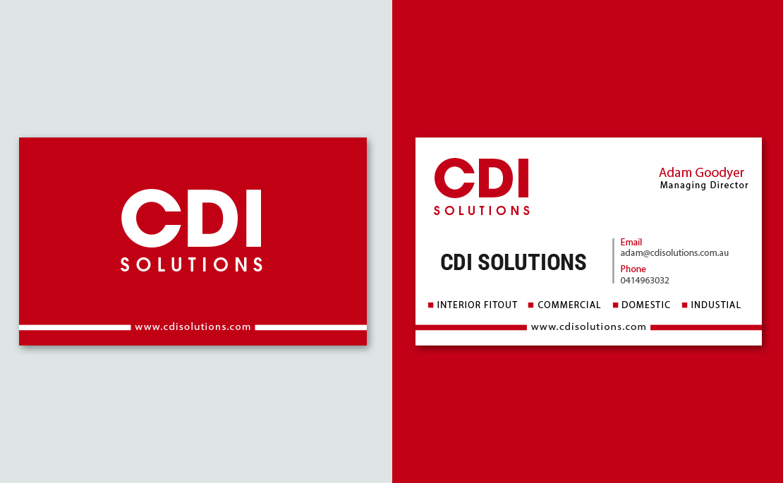 Business Card Design by piyush for CDI Solutions | Design #10121666