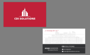 Business Card Design by piyush for CDI Solutions | Design: #10123360