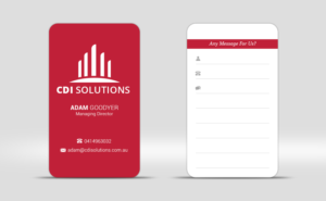Business Card Design by piyush for CDI Solutions | Design: #10140063