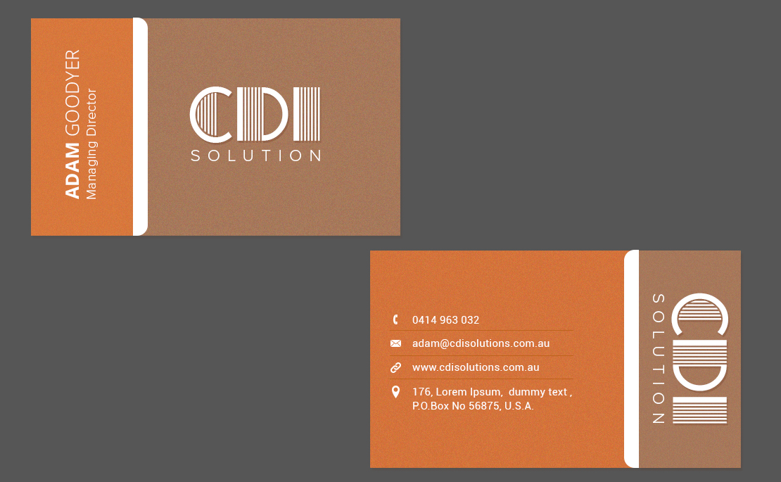 Business Card Design by piyush for CDI Solutions | Design #10164121
