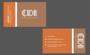 Business Card Design by piyush for CDI Solutions | Design: #10164121