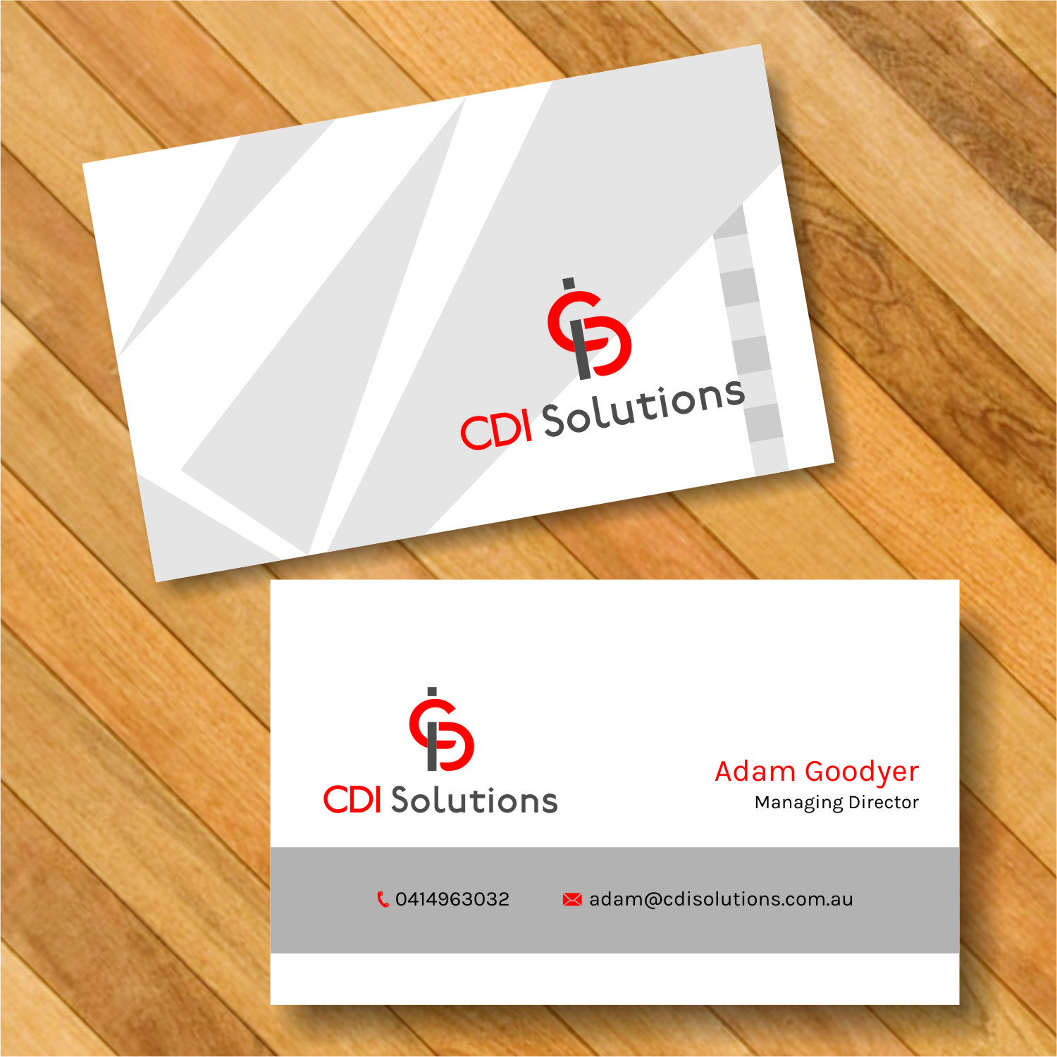 Diseño de Tarjeta de Presentación por rhalder4 para CDI Solutions | Diseño #10151810
