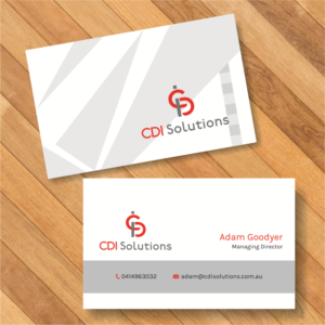 Business Card Design by rhalder4 for CDI Solutions | Design #10151810