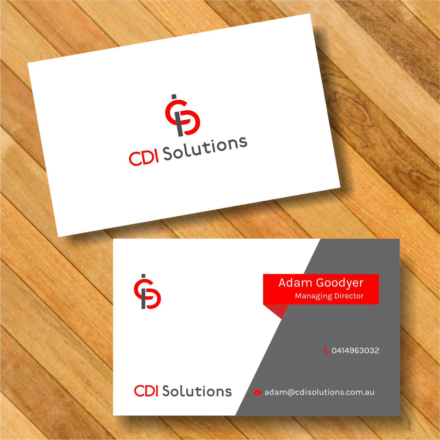 Diseño de Tarjeta de Presentación por rhalder4 para CDI Solutions | Diseño #10151816