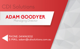 Business Card Design by SiMina for CDI Solutions | Design #10136603