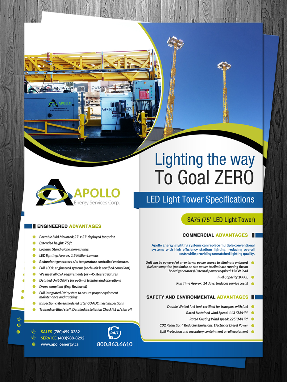 Diseño de Brochure por debdesign para Shale Chem | Diseño #10199042