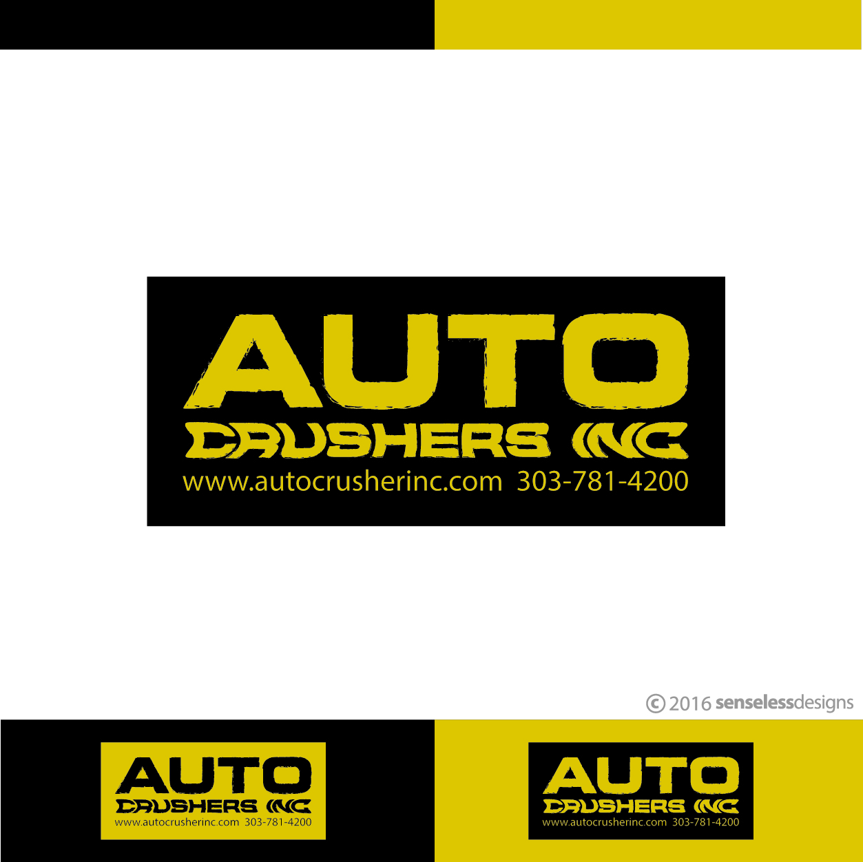 Logo Design by Senseless for Auto Crusher Inc  | Design #10127784