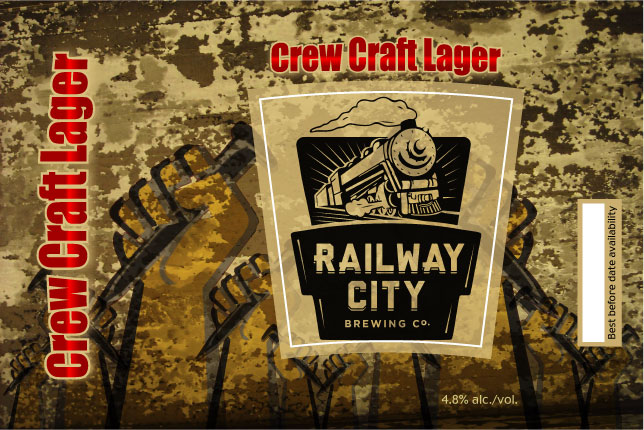 Label Design by dshineart for Railway City Brewing Company | Design #10293896