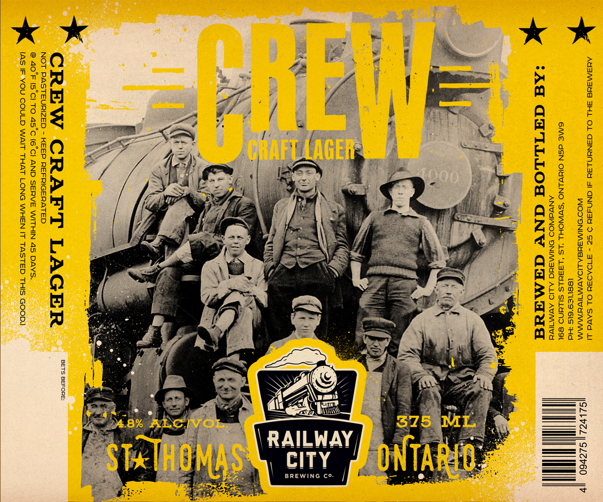 Label Design by snup co for Railway City Brewing Company | Design #10316184
