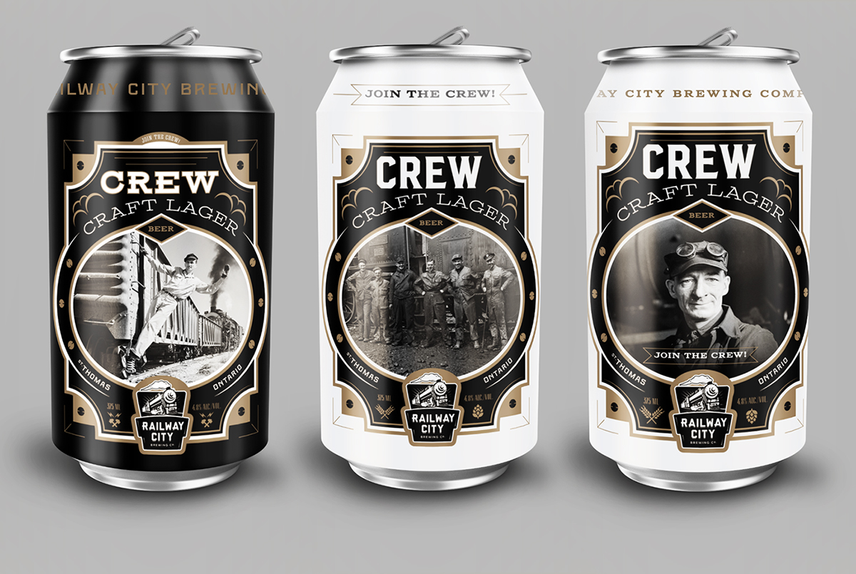 Label Design by snup co for Railway City Brewing Company | Design #10352537