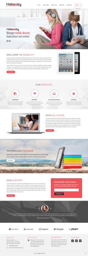 Wordpress Design by pb for this project | Design: #10219083