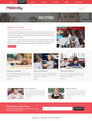 Wordpress Design by pb for this project | Design: #10487349