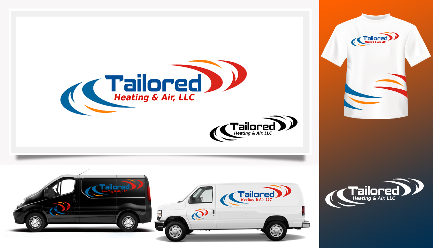 Logo Design by art_soul for Tailored Heating and Air, LLC | Design: #10147775