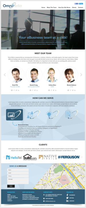 Diseño Web por -Marc- para Omni Meta, Inc | Diseño: #10139751