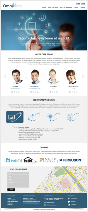 Diseño Web por -Marc- para Omni Meta, Inc | Diseño: #10140039
