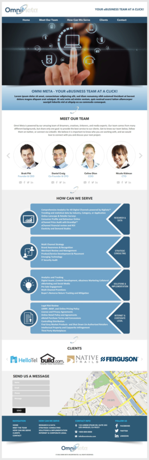 Diseño Web por -Marc- para Omni Meta, Inc | Diseño: #10142642