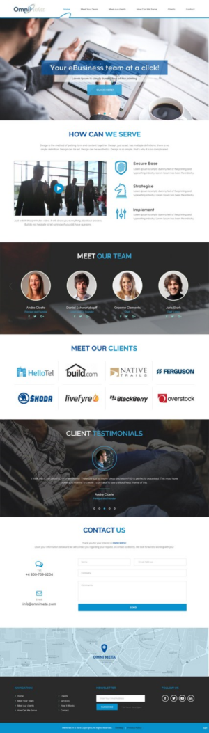 Diseño Web por pb para Omni Meta, Inc | Diseño: #10144098