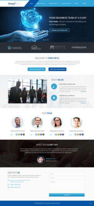 Diseño Web por pb para Omni Meta, Inc | Diseño: #10144111