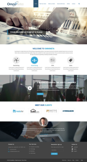 Diseño Web por pb para Omni Meta, Inc | Diseño: #10144125