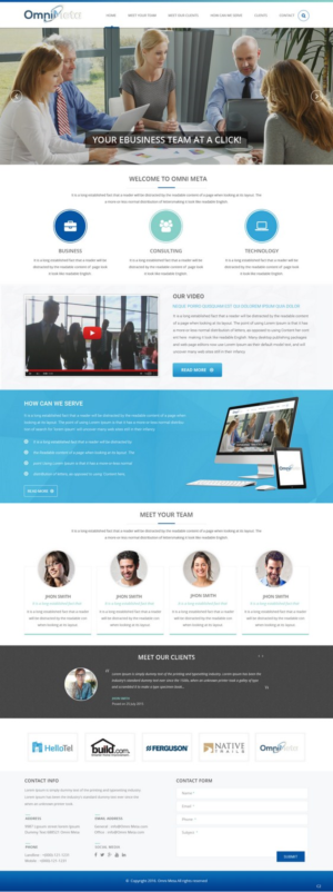 Diseño Web por pb para Omni Meta, Inc | Diseño: #10144129