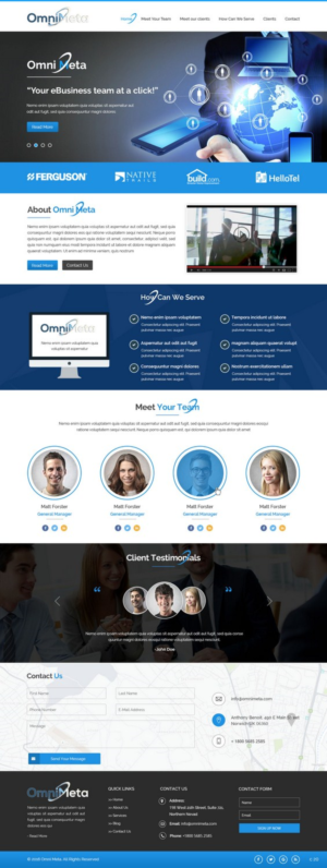 Diseño Web por pb para Omni Meta, Inc | Diseño: #10144134